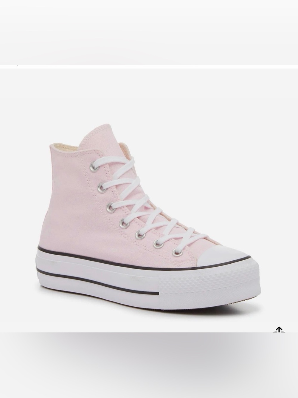 Converse Pink High-Top Platform Sneakers Sz 6